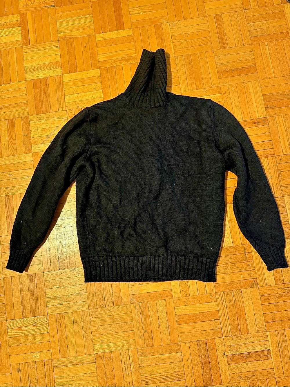 Filipo dark blue  Merino Wool Turtleneck